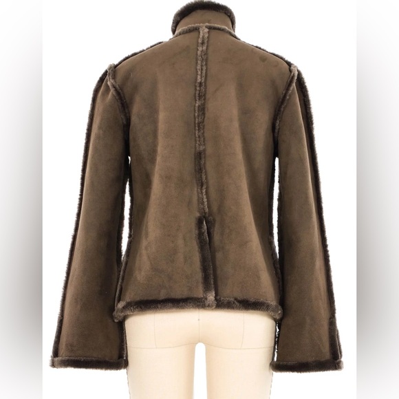 Chloe Faux Suede Jacket - Picture 3 of 6